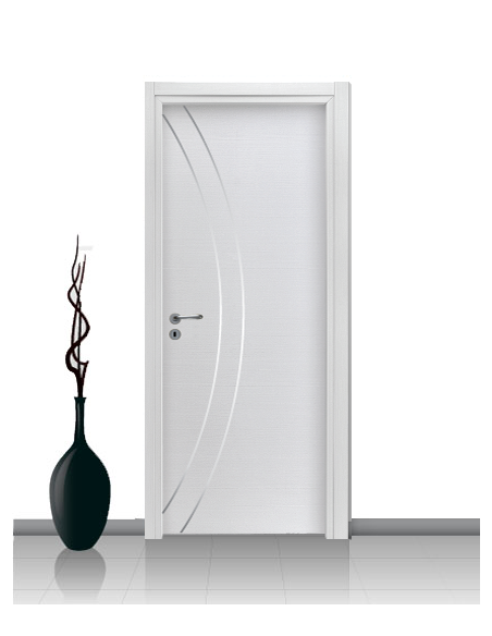 Porta in laminato linea ATHENA 02 Con Inserto Curvo