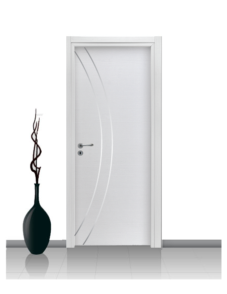 Porta in laminato linea ATHENA 02 Con Inserto Curvo