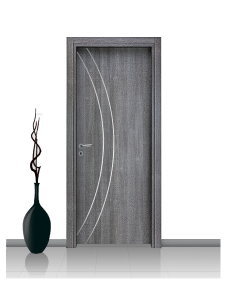 Porta in laminato linea ATHENA 02 Con Inserto Curvo