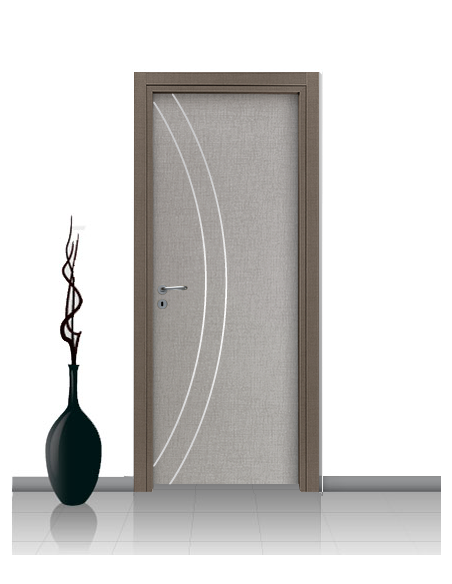Porta in laminato linea ATHENA 02 Con Inserto Curvo