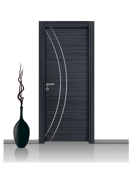 Porta in laminato linea ATHENA 02 Con Inserto Curvo