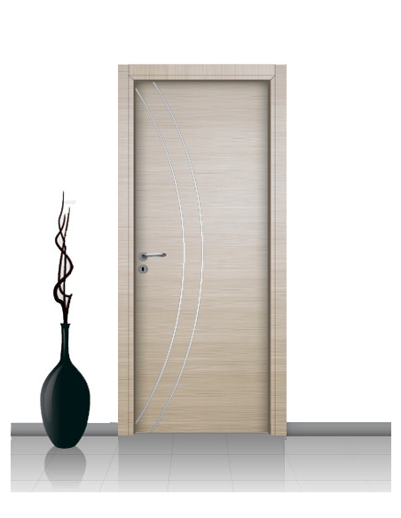 Porta in laminato linea ATHENA 02 Con Inserto Curvo