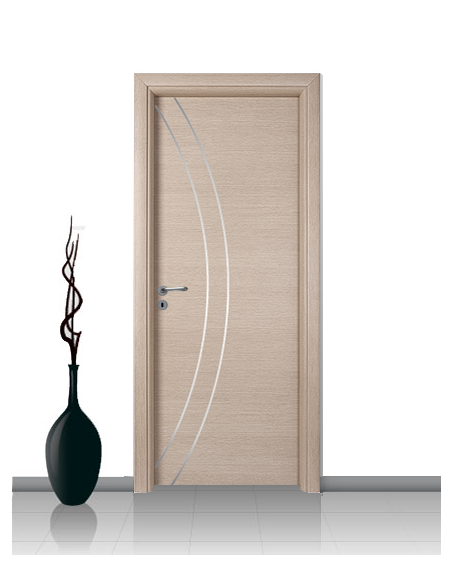 Porta in laminato linea ATHENA 02 Con Inserto Curvo