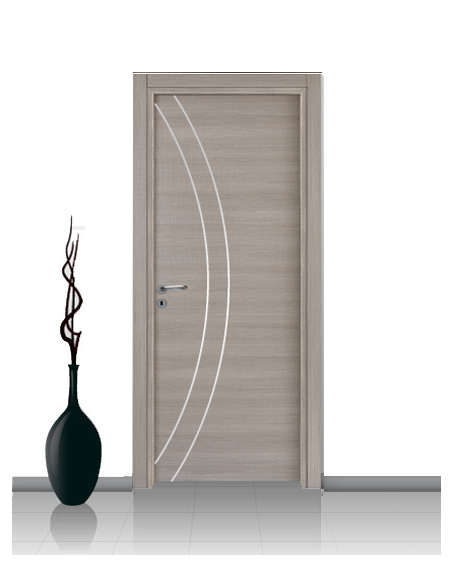 Porta in laminato linea ATHENA 02 Con Inserto Curvo