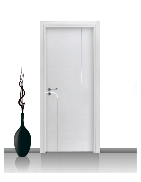 Porta in laminato linea Athena 06 Con Inserto Curvo