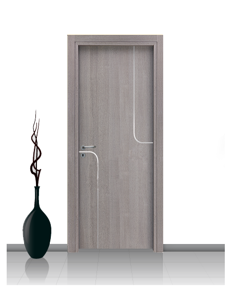 Porta in laminato linea Athena 06 Con Inserto Curvo