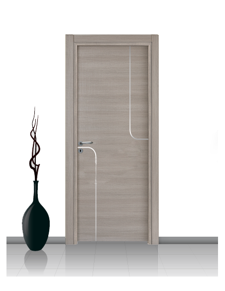 Porta in laminato linea Athena 06 Con Inserto Curvo