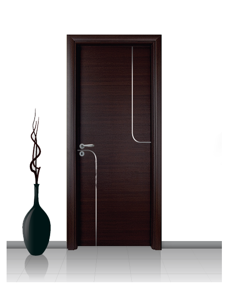 Porta in laminato linea Athena 06 Con Inserto Curvo