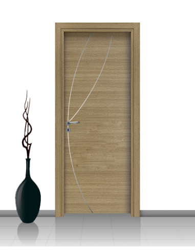 Porta in laminato linea ATHENA 08 Con Inserto...