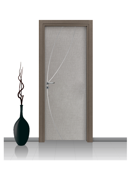 Porta in laminato linea ATHENA 08 Con Inserto Curvo