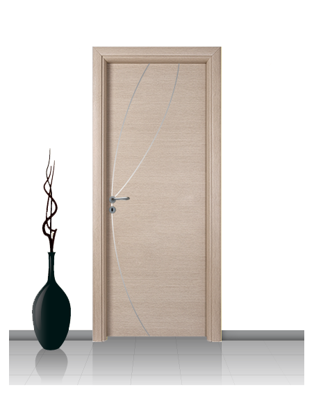 Porta in laminato linea ATHENA 08 Con Inserto Curvo