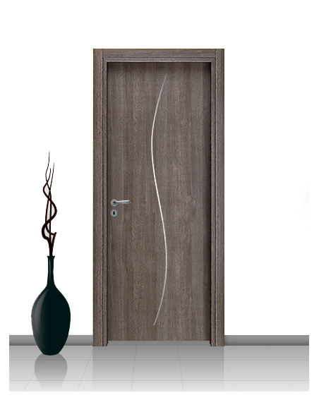 Porta in laminato linea Athena 13 Porta con inserti curvi