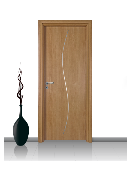 Porta in laminato linea Athena 13 Porta con inserti curvi