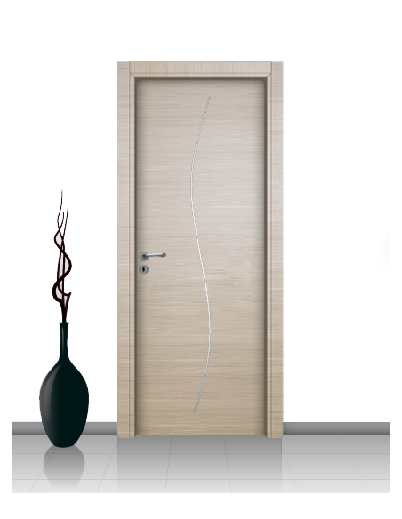 Porta in laminato linea Athena 13 Porta con inserti curvi