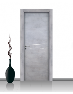 Porta in laminato linea Athena 15 Con Inserto Curvo
