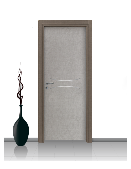 Porta in laminato linea Athena 15 Con Inserto Curvo