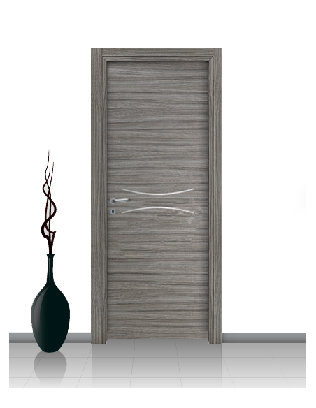 Porta in laminato linea Athena 15 Con Inserto Curvo