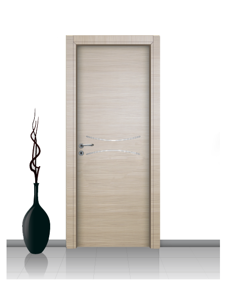 Porta in laminato linea Athena 15 Con Inserto Curvo