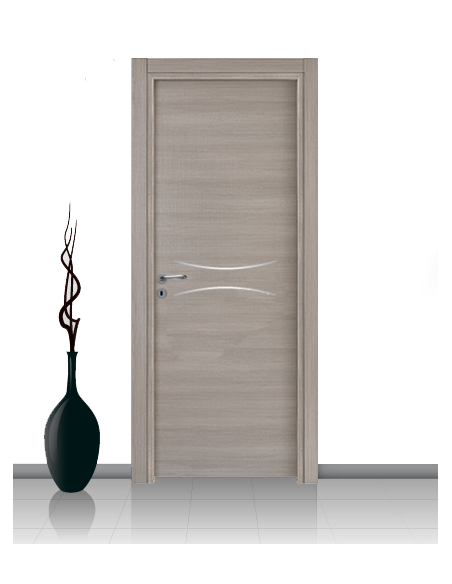 Porta in laminato linea Athena 15 Con Inserto Curvo
