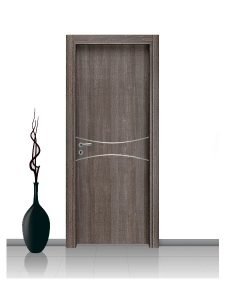 Porta in laminato linea Athena 17 Con Inserto Curvo
