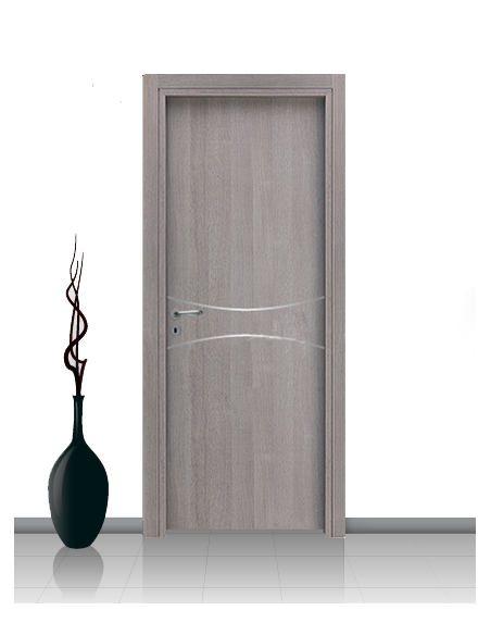 Porta in laminato linea Athena 17 Con Inserto Curvo