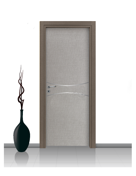 Porta in laminato linea Athena 17 Con Inserto Curvo