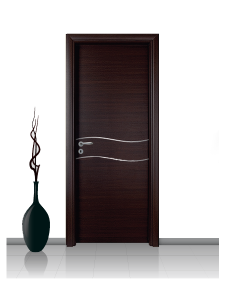 Porta in laminato linea Athena 20 Con Inserto Curvo