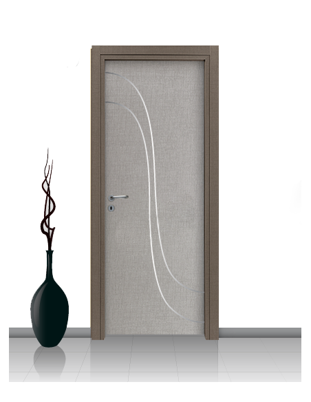 Porta in laminato linea Athena 21 Con Inserto Curvo