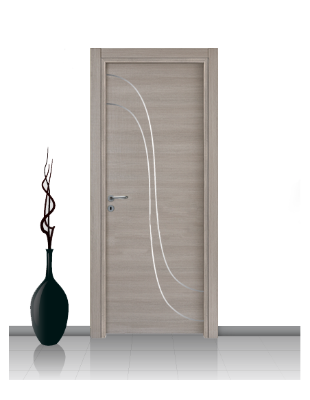 Porta in laminato linea Athena 21 Con Inserto Curvo