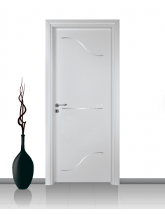 Porta in laminato linea Athena 22 Con Inserto Curvo