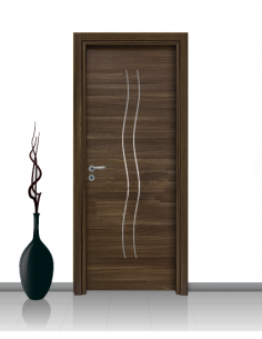 Porta in laminato Athena 24 Con Inserto Curvo