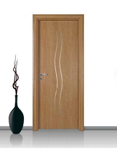 Porta in laminato Athena 24 Con Inserto Curvo
