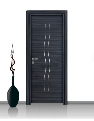 Porta in laminato Athena 24 Con Inserto Curvo