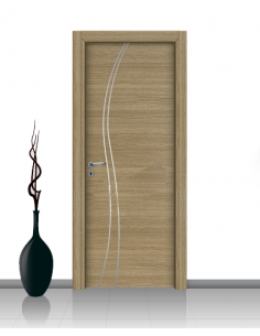 Porta in laminato linea Athena 25 Con Inserto Curvo
