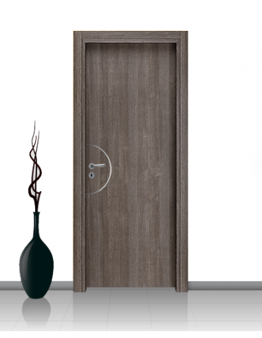 Porta in laminato line Athena 19 Con Inserto Curvo