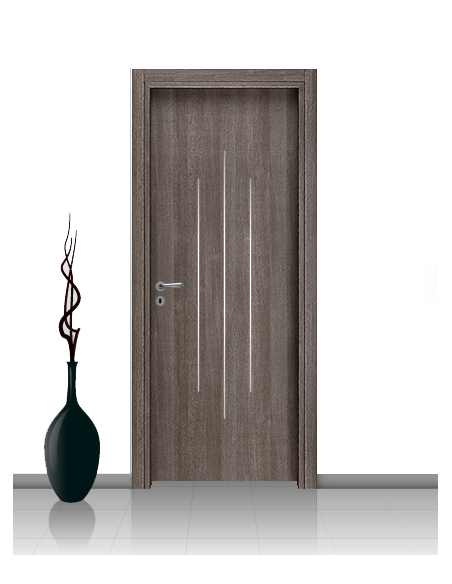 Porta in laminato mod. DAFNE 04 Con Inserto Stondato