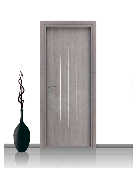 Porta in laminato mod. DAFNE 04 Con Inserto Stondato