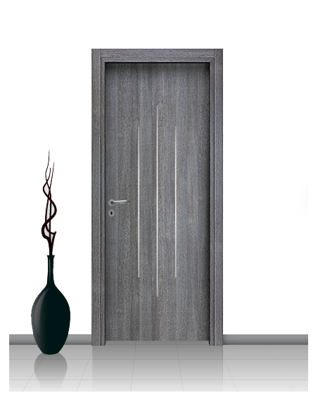 Porta in laminato mod. DAFNE 04 Con Inserto Stondato