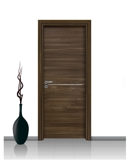 Porta in laminato mod. DAFNE 07 Con Inserto Stondato