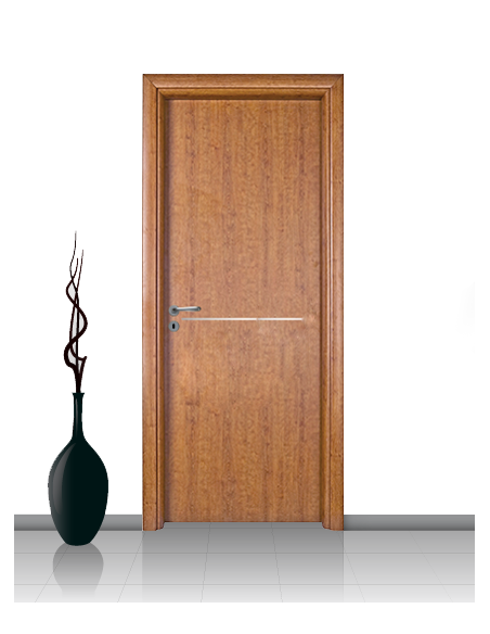 Porta in laminato mod. DAFNE 07 Con Inserto Stondato