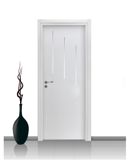 Porta in laminato mod. DAFNE 08 Con Inserto Stondato