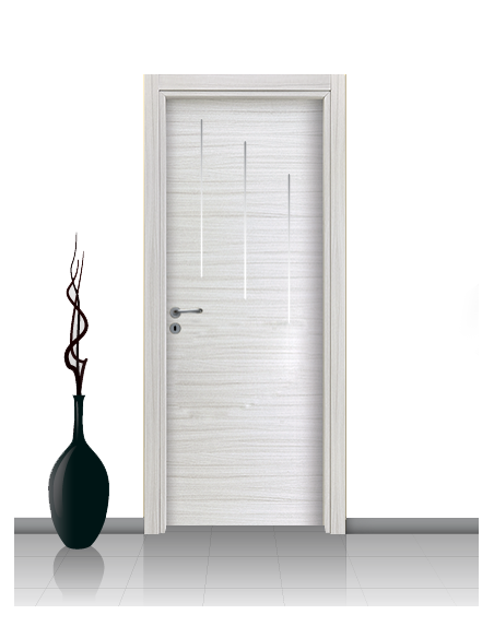 Porta in laminato mod. DAFNE 08 Con Inserto Stondato