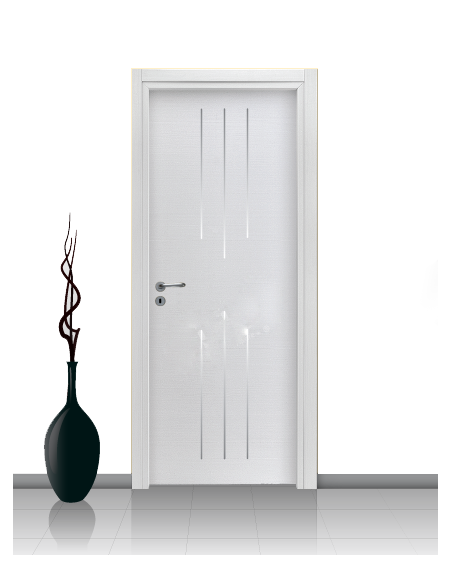 Porta in laminato mod. DAFNE 11 Con Inserto Stondato