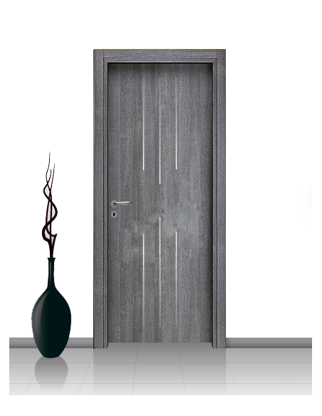 Porta in laminato mod. DAFNE 11 Con Inserto Stondato
