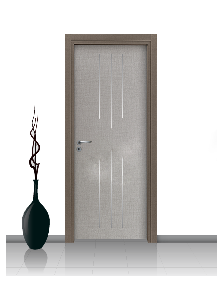 Porta in laminato mod. DAFNE 11 Con Inserto Stondato