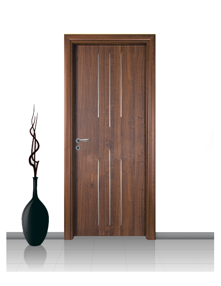 Porta in laminato mod. DAFNE 11 Con Inserto Stondato