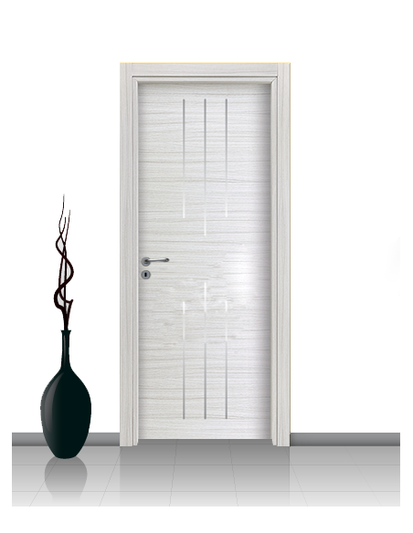 Porta in laminato mod. DAFNE 11 Con Inserto Stondato