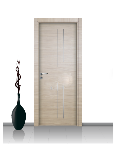Porta in laminato mod. DAFNE 11 Con Inserto Stondato