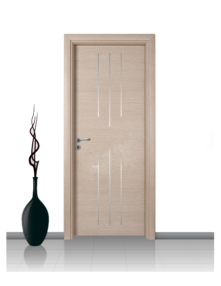 Porta in laminato mod. DAFNE 11 Con Inserto Stondato