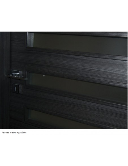 Porta con vetro e decori linea Diana 01